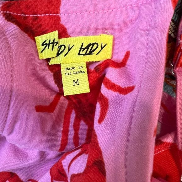 NWOT SHADY LADY Print Short Pajamas in Red Print (S/M) - Picture 5 of 9